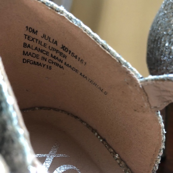 XOXO Julia silver glitter heels - Picture 3 of 7